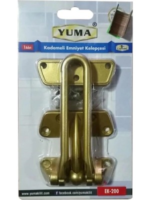 Mikasso Çelik Kapı Emniyet Kelepçesi - Kapı Emniyet Kilidi