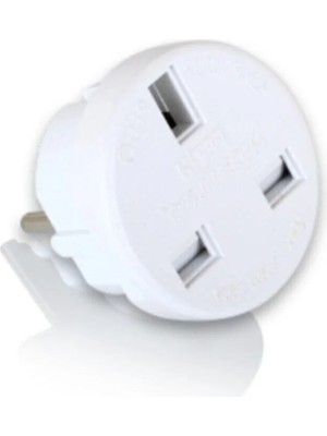 Mikasso Ingiliz Priz Çevirici Fiş Dönüştürücü Mini Adaptör F-09