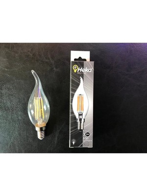 Mikasso 6 Watt 3000 Kelvin Günışığı 690 Lümen E14 Kıvrık Buji LED Ampül