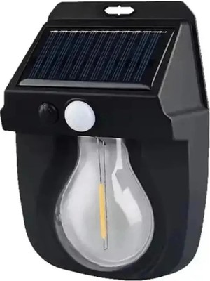 Mikasso Solar Güneş Enerjili Ampul LED Bahçe Aydınlatması Hareket Sensörlü Su Geçirmez Duvar Lambası TR-966