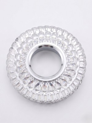 4 Adet Cata Ct 6637 Lale LED Efektli Dekoratif Cam Spot Kasası GU10 Duy 3200K Gün Işığı
