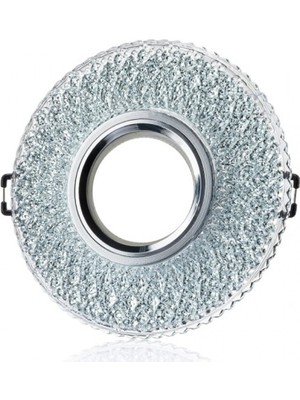 4 Adet Cata Ct 6615 Yağmur LED Efektli Dekoratif Cam Spot Kasası GU10 Duy 3200K Gün Işığı