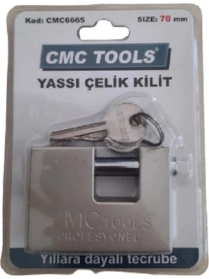 Mikasso Yassı Çelik Kilit 70MM
