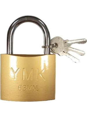 Mikasso Asma Kilit Sarı 63 mm 107681