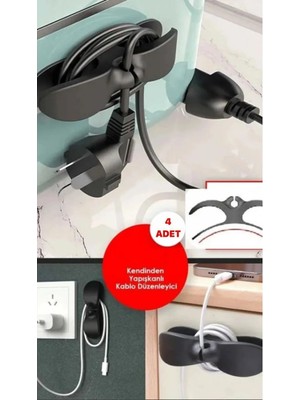 Mikasso Kablo Sarma Aparatı Air Fryer Kablo Düzenleyici 4lü