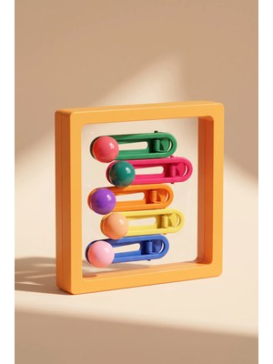 Bony Socks Yuvarlak Detaylı Turuncu Toka Seti