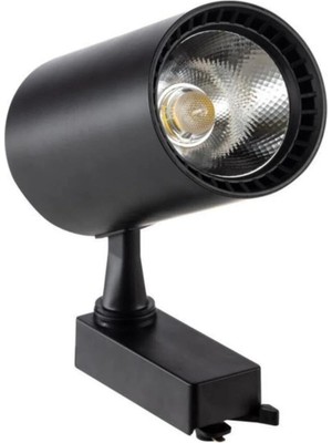 Mikasso 30W LED Ray Spot Beyaz 6500K Siyah Kasa Mağaza Vitrin Armatür