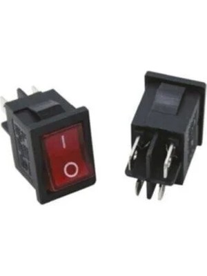 Mikasso Mini Işıklı Anahtar (Sarı) Beyaz