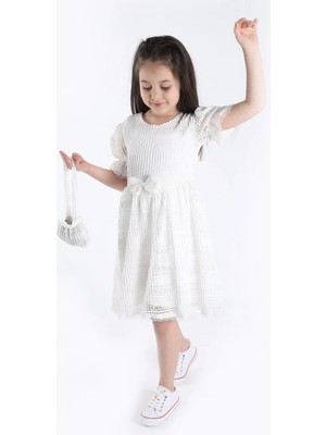 Aden Kids Kız Çocuk Çantalı Elbise