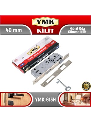 Mikasso Hibrit Oda Gömme Kilit | 40 mm | YMK-613H