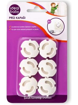Mikasso Çocuk Koruyucu Priz Kapağı 6'lı Paket