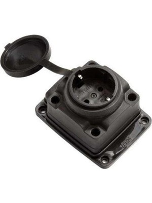 Mikasso BK1-1402-3511 Mono Kauçuk 1*16 A. Duvar Priz