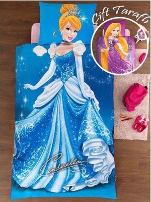 Özdilek Rapunzel Cindirella Lisanslı Çift Taraflı Nevresim Takımı 9807