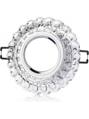 3 Adet Cata Ct 6594 Sümbül LED Efektli Dekoratif Cam Spot Kasası GU10 Duy 3200K Gün Işığı