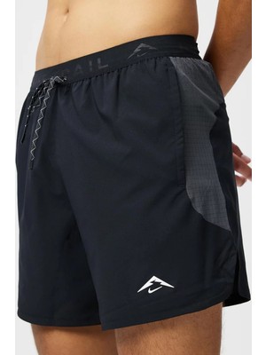 Nike Trail Dri-Fıt 6" Brief-Lined Running Shorts Erkek Slip Astarlı Koşu Şortu Siyah
