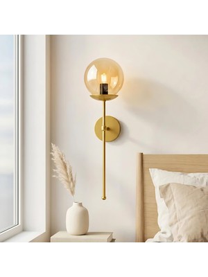 Homing Bal Cam Eskitme Gold Modern Duvar Aplik 242705