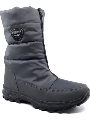 Scooter Z5547TG Gri Su Geçirmez Kadın Bot Gore-Tex Dış Materyal 3,5 cm Topuklu Model