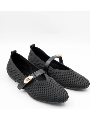 Park Moda Kadın Tokalı Triko Babet Pm 566 - K1502/1