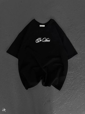 Alyn Wear Unisex Baskılı Oversize T-Shirt - Siyah