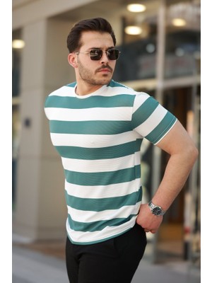 Alyn Wear Erkek Çift Renk Pamuklu Örme Kumaş Kısa Kollu T-Shirt