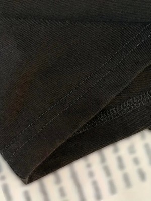 Alyn Wear Baskılı Oversize Bisiklet Yaka T-Shirt - Siyah