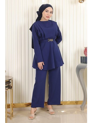 Missvalle Zincir Kemerli Takım Indigo 18001