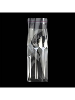 Selanikli Ticaret Star Çatal Kaşık Kılıf Baskısız Jelatin Takribi 1 kg Takribi 6*25 cm