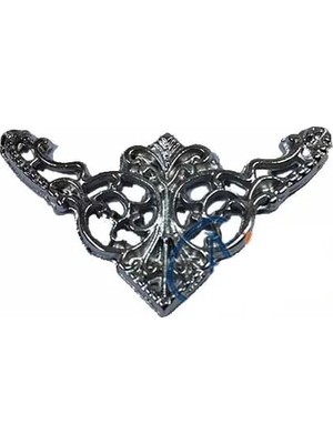 Practika Dekoratif Köşe Süsü Nikel Kaplama Küçük 19X34 mm Iç Mekan Kullanımı