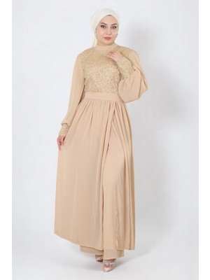 Missvalle Pulpayetli Şifon Takım Gold 19190
