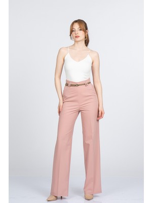 MissVina Meliora Kemerli Yüksek Bel Kumaş Pantolon