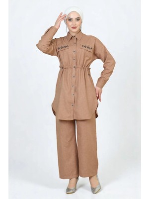 Missvalle Beli Bağcıklı Takım Taba 19220