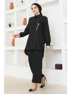 Missvalle Arması Zincirli Takım Siyah 19206