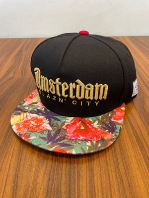 Hamze Amsterdam Nakışlı Hip Hop Snapback Rapper Basket Cap Şapka