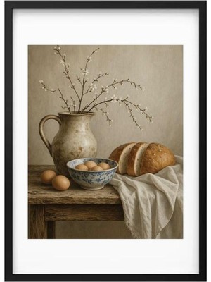 Neşehane Concept Çerçevesiz Mutfak & Salon Için Sıcak ve Minimal Duvar Dekoru- Görseli- Çerçeve Içi Görsel