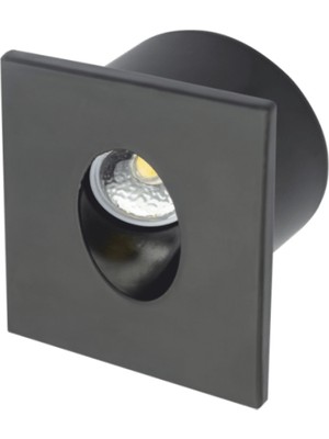 Cata CT-5179 3W Ledli Koridor Armatürü Siyah Kasa (Beyaz Işık)