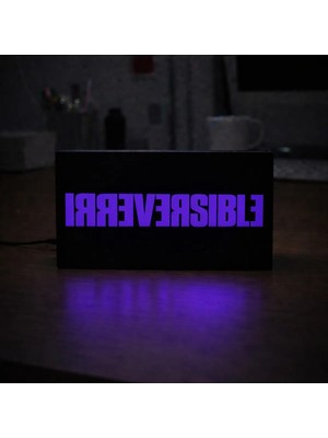 Gişe Arts Masa Lambası - Irréversible Adaptörlü Dekoratif & Hediyelik Lamba