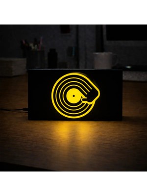 Gişe Arts Masa Lambası - Scratch Hip Hop Adaptörlü Dekoratif & Hediyelik Lamba