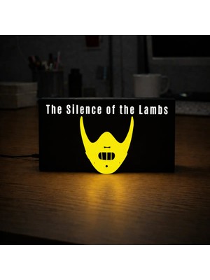 Gişe Arts Masa Lambası - Kuzuların Sessizliği (The Silence Of The Lambs) Adaptörlü Dekoratif & Hediyelik Lamba