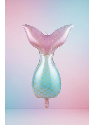 Umamiçe Deniz Kızı Kuyruk Folyo Balon 85*52 cm