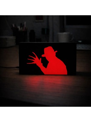 Gişe Arts Masa Lambası - Freddy Krueger Adaptörlü Dekoratif & Hediyelik Lamba