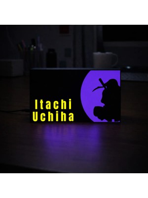 Gişe Arts Masa Lambası - Itachi Uchiha Adaptörlü Dekoratif & Hediyelik Lamba