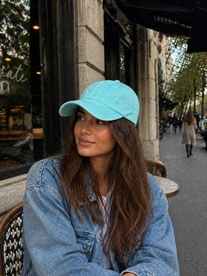 SF Collection Unisex Vintage Yıkamalı Şapka Eskitme Detaylı Pamuklu Ayarlanabilir Basic Kep