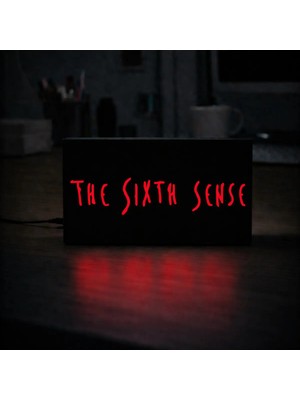 Gişe Arts Masa Lambası - The Sixth Sense (Altıncı His) Adaptörlü Dekoratif & Hediyelik Lamba