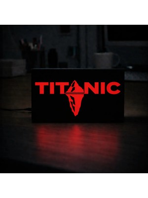 Gişe Arts Masa Lambası - Titanik (Titanic) Adaptörlü Dekoratif & Hediyelik Lamba
