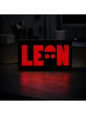 Gişe Arts Masa Lambası - Leon: The Professional Adaptörlü Dekoratif & Hediyelik Lamba