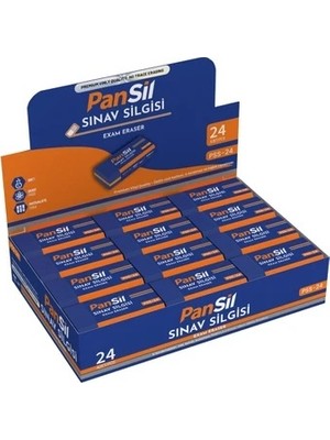Panda Mavi Sınav Silgisi Dust Free 24 Adet
