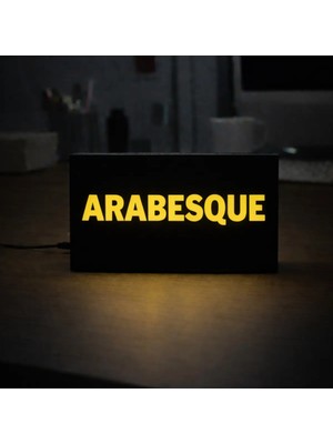 Gişe Arts Masa Lambası - Arabesque Adaptörlü Dekoratif & Hediyelik Lamba