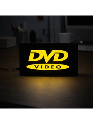 Gişe Arts Masa Lambası - DVD Logo Adaptörlü Dekoratif & Hediyelik Lamba