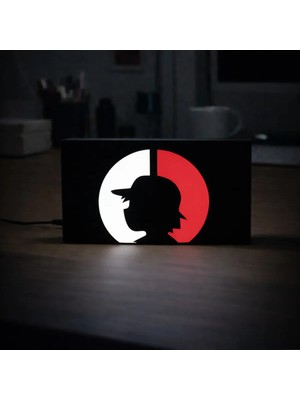 Gişe Arts Masa Lambası - Pokémon(Ash Ketchum) Adaptörlü Dekoratif & Hediyelik Lamba