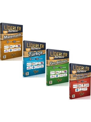 Liderler Karması 8. Sınıf Lgs Deneme Seti 4 Kitap